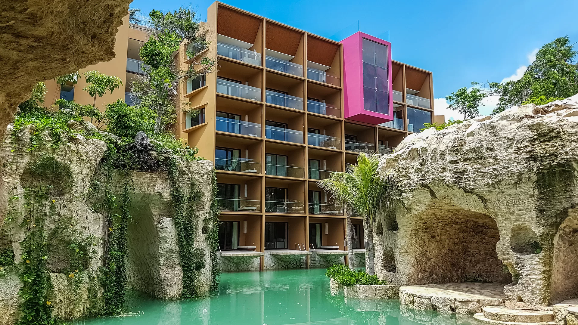 Habitaciones por fuera en Xcaret México