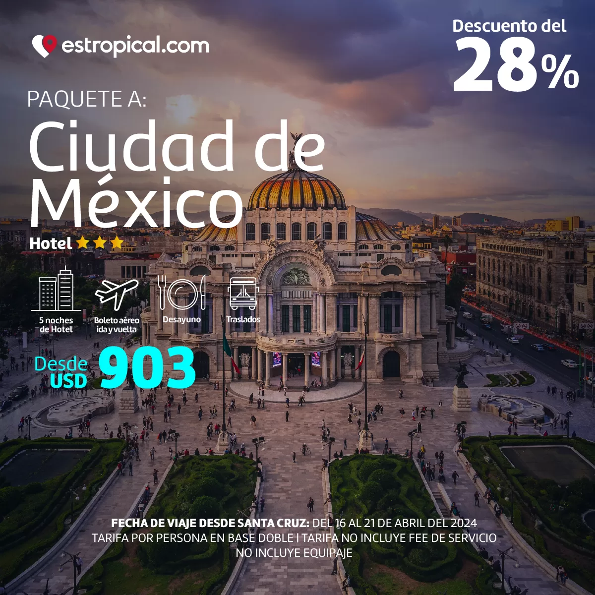 Paquete a Ciudad de México