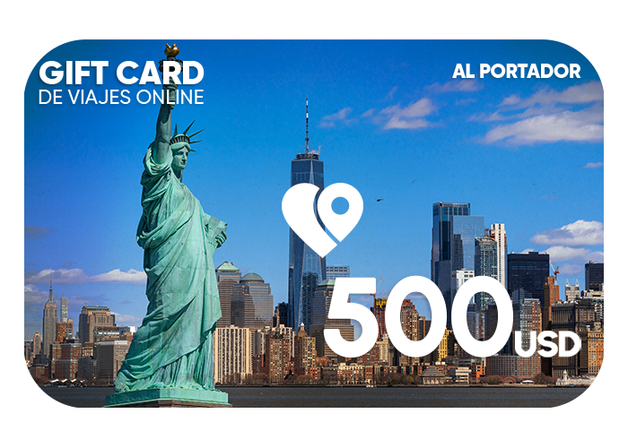 Gift Card de Viajes Online 500 USD